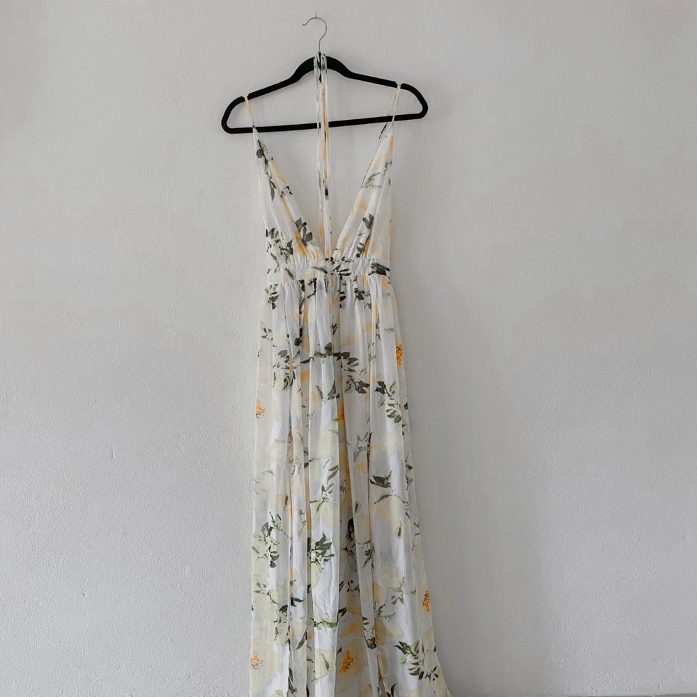 Fashion Nova Carla Dress - Lemon Print